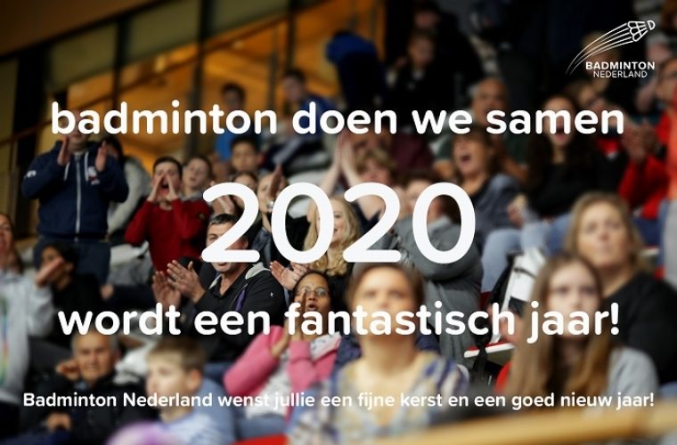 2019 Kerstkaart Badminton Nederland 700